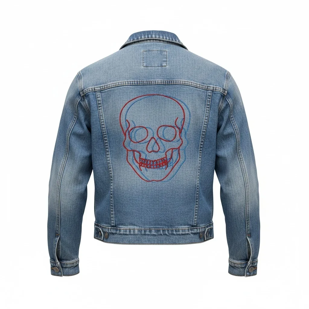 Line-art denim